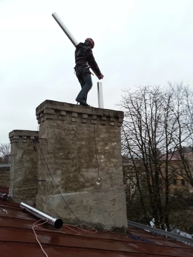 Dūmvada oderes uzstādīšana